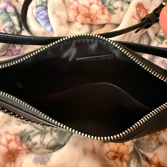 Michael Kors Black Crossbody Bag with Silver Chain - Picture 5 of 5